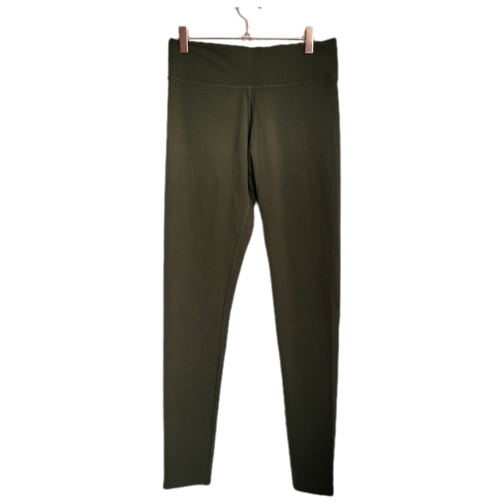 Victoria's Secret PINK Ultimate Leggings S Small Olive Mid Rise Pull On